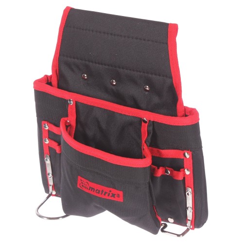 Подсумок поясной, 8 карманов, держатель для молотка/клещей