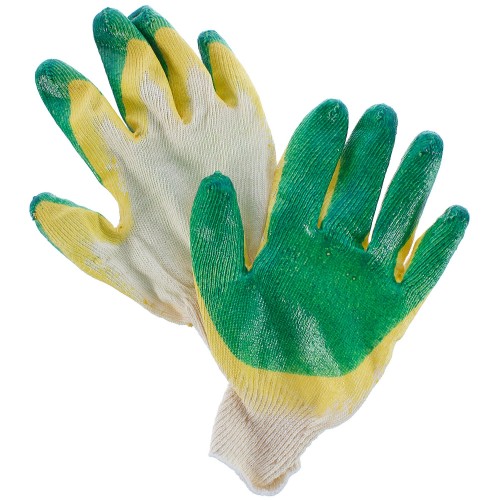 Перчатки хлопчатобумажные с двойным обливом, 38 г