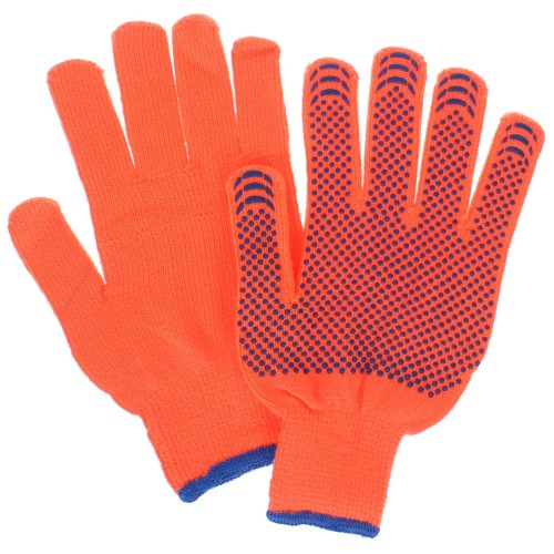 Перчатки х/б с ПВХ утепленные