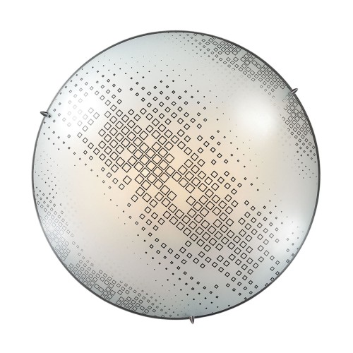 Светильник настенно-потолочный светодиодный Winds 28 Вт, стекло