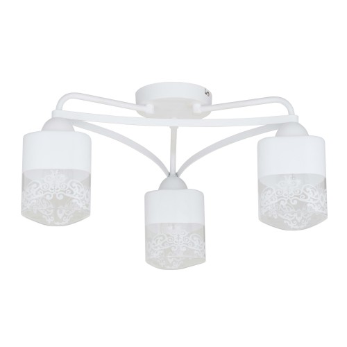 Люстра Inspire «Patt», 3 лампы, цвет матовый белый