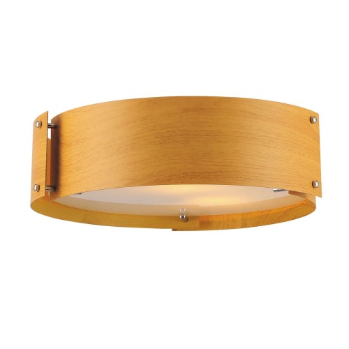 Светильник потолочный Woody 1хЕ27х40 Вт, цвет коричневый