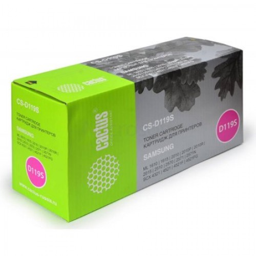 Тонер-картридж Samsung ML-1610/1615/2015/2510/SCX-4321/4521F (MLT-D119S) (Cactus) 2000 стр.