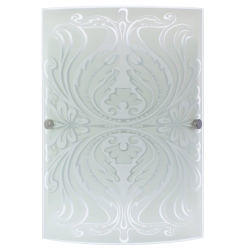 Светильник настенный Korda 1xЕ27x60 Вт, цвет белый/хром