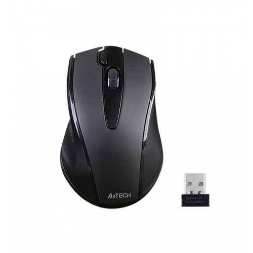 Мышь A4 TECH V-Track G9-500FS, оптическая, беспроводная, USB, черный