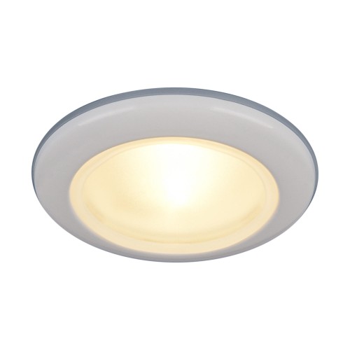 Светильник встраиваемый Электростандарт Spruzzo, цоколь G5.3, 50 Вт, цвет белый, IP44