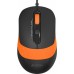 Клавиатура + мышь A4 Fstyler F1010 Black/Orange