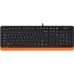 Клавиатура + мышь A4 Fstyler F1010 Black/Orange