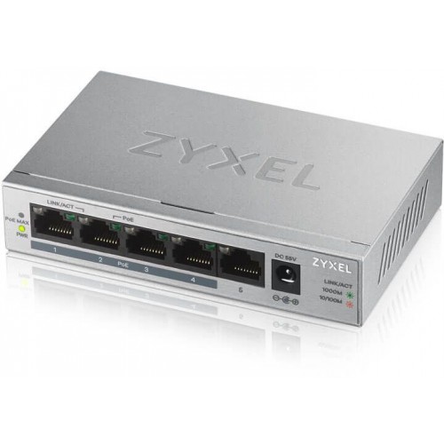 Коммутатор PoE+ ZYXEL GS1005HP