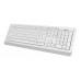 Комплект (клавиатура+мышь) A4 FG1010, USB, беспроводной, белый [fg1010 white]