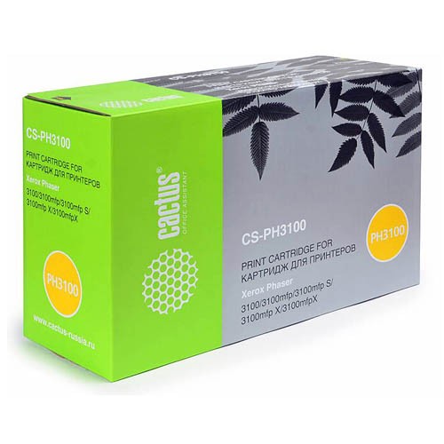Тонер-картридж 106R01378 (Cactus CS-PH3100) черный для Xerox Phaser 3100MFP (6000стр.)