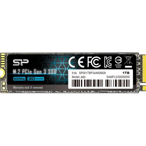 Накопитель 1Tb SSD Silicon Power A60 (SP001TBP34A60M28