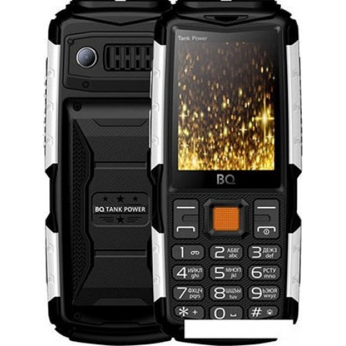 Мобильный телефон BQ 2430 Tank Power черно-серебряный [85955786]