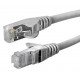 Патч-корд Lanmaster TWT-45-45-0.3-GY вилка RJ-45-вилка RJ-45 кат.5е 0.3м серый ПВХ