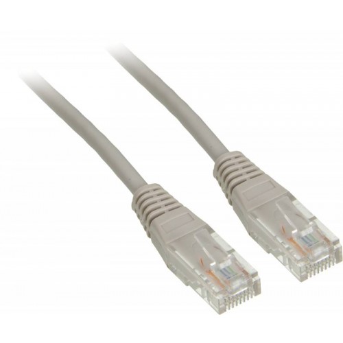 Патч-корд Lanmaster UTP TWT-45-45-10-GY вилка RJ-45-вилка RJ-45 кат.5е 10м серый ПВХ