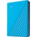 Внешний накопитель WD Original USB 3.0 4Tb WDBPKJ0040BBL-WESN My Passport 2.5\" голубой