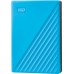 Внешний накопитель WD Original USB 3.0 4Tb WDBPKJ0040BBL-WESN My Passport 2.5\" голубой Внешний накопитель WD Original USB 3.0 4Tb WDBPKJ0040BBL-WESN My Passport 2.5\" голубой