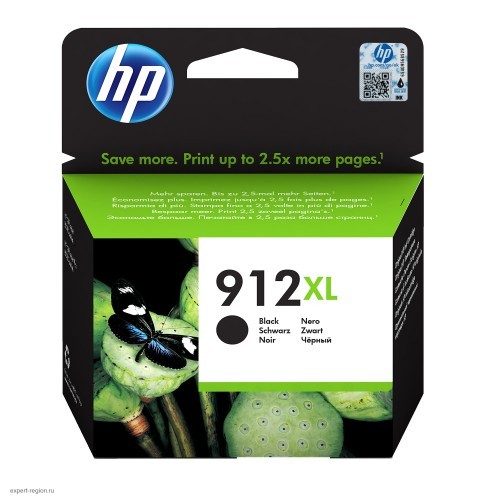 Картридж струйный HP 912 3YL84AE черный (825стр.) для HP OfficeJet 801x/802x