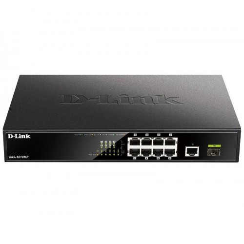 Коммутатор PoE D-link DGS-1010MP/A1A