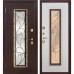 Дверь входная металлическая Плющ, 960 мм, левая, цвет белый ясень