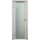 Дверь межкомнатная остеклённая Техно 200х60 см цвет дуб светло-серый