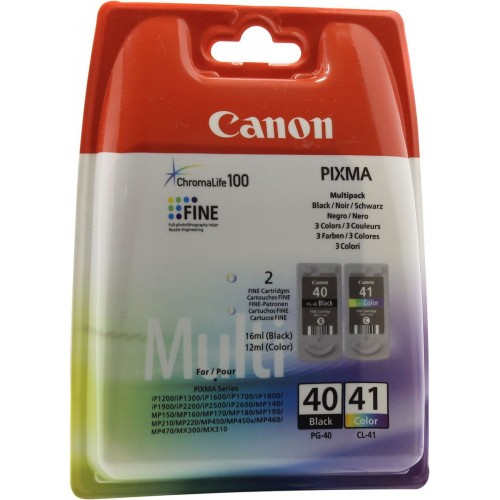 Набор картриджей Canon iP1200/1300/160 MULTIPACK PG-40/CL-41 (O) 0615B043