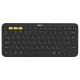 Клавиатура беспроводная Logitech K380 Dark Grey Bluetooth (920-007584)
