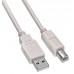 Кабель Buro USB2.0-AM/BM USB A(m) USB B(m) 1.8м серый