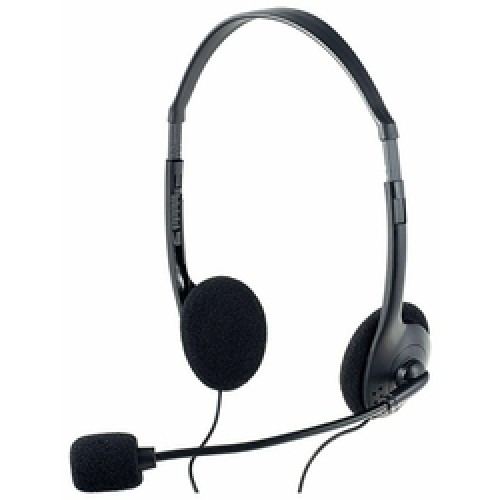 Perfeo стерео гарнитура накладная CHAT черная PF-CHAT-BLK|PF-FLD-BLK