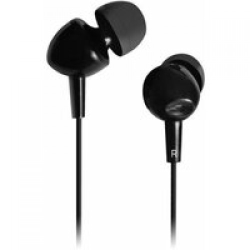 Наушники вкладыши BBK EP-1003S 1.2м черный проводные (в ушной раковине)