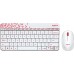 Комплект (клавиатура + мышь) Logitech Wireless Desktop MK240 Nano White (920-008212)