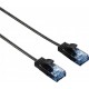Патч-корд Hama Slim-Flexible UTP 4 пары cat6 1.5м черный RJ-45 (m)-RJ-45 (m)