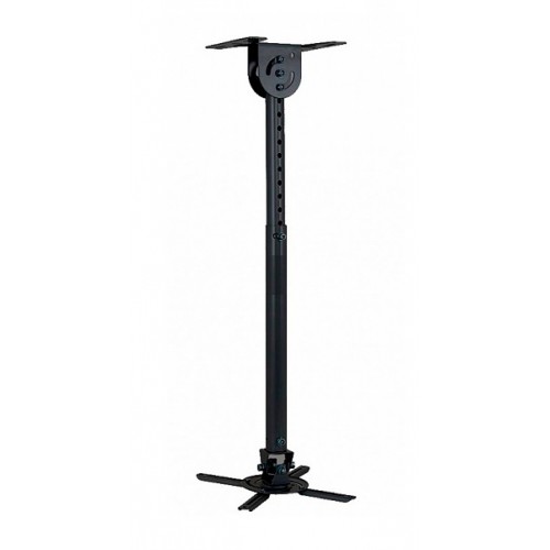 Универсальное потолочное крепление для проектора Wize WPC-B, до 12 кг, черный