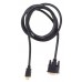 Кабель аудио-видео Buro HDMI (m)/DVI-D (Dual Link) (m) 1.8м. BHP RET HDMI_DVI18
