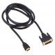 Кабель аудио-видео Buro HDMI (m)/DVI-D (Dual Link) (m) 1.8м. BHP RET HDMI_DVI18