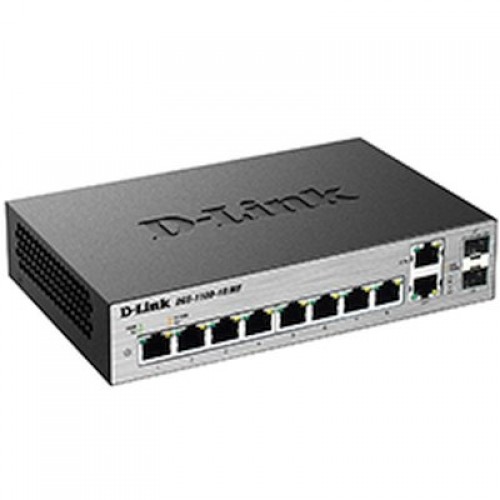 Коммутатор D-Link DGS-1100-10/ME/A2A, 8-Port 10/100/1000Base-T ports + 2 combo 100/1000Base-T/SFP ports Metro Ethernet Switch
