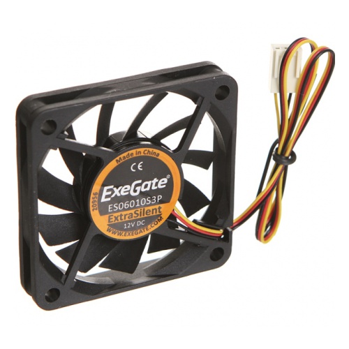  Вентилятор ExeGate ExtraSilent ES06010S3P (EX283368RUS)