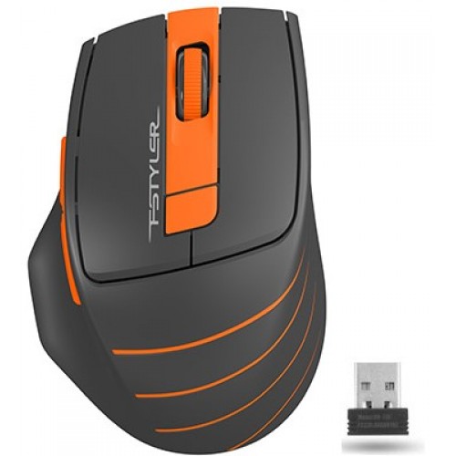 Мышь A4Tech Fstyler FG30S Grey/Orange USB