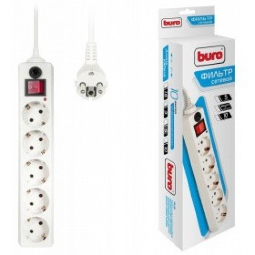Сетевой фильтр Buro 500SH-3-W