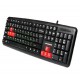 Клавиатура Nakatomi KN-02U Navigator Black/Red USB