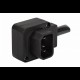 Вилка Lanmaster LAN-IEC-320-C14/90 угловая