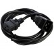 Шнур (кабель) питания с заземлением IEC 60320 C19/IEC 60320 C20, 16А/250В (3x1,5), длина 3 м.