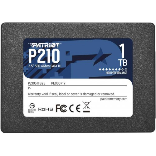Накопитель SSD Patriot SATA III 1Tb P210S1TB25 P210 2.5"