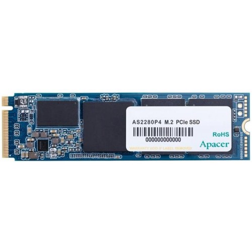 Твердотельный накопитель Apacer SSD AS2280P4 256Gb M.2 PCIe Gen3x4 MTBF 1.5M, 3D TLC, Retail (AP256GAS2280P4-1)