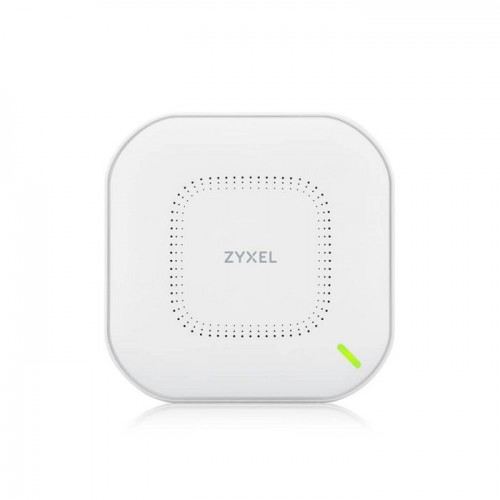 Гибридная точка доступа Zyxel NebulaFlex NWA110AX, WiFi 6, 802.11a/b/g/n/ac/ax (2,4 и 5 ГГц), MU-MIMO, внутренние антенны 2x2, до 575+1200 Мбит/с, 1xLAN GE, PoE, защита от 4G/5G