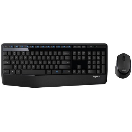 Клавиатура + мышь Logitech MK345 клав:черный мышь:черный USB 2.0 беспроводная Multimedia