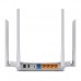 Маршрутизатор TP-LINK AC1200, 867 at 5 GHz +300 Mbps at 2.4 GHz, 802.11ac/a/b/g/n, 1 port WAN 10/100 Mbps + 4 ports LAN 10/100 Mbps, 4 fixed antennas