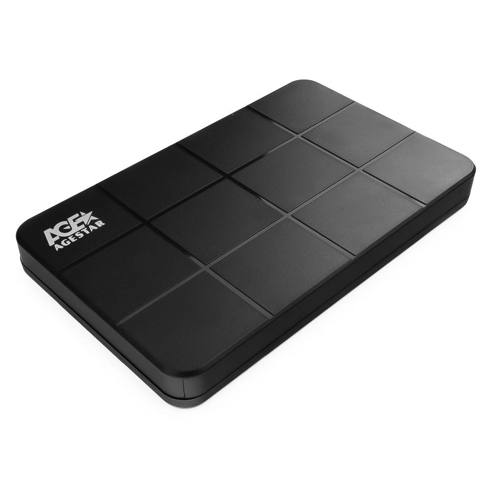 Внешний корпус для HDD AgeStar (2.5\", SATA III/USB 3.0/USB 2.0, черный)