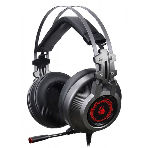 Наушники с микрофоном A4 Bloody J527 серый 2м мониторные USB оголовье (J527)