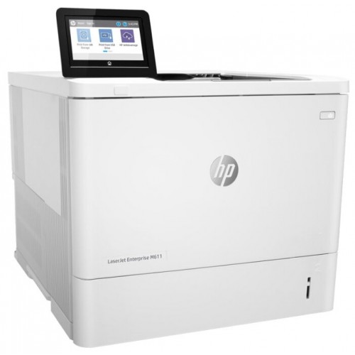 Принтер HP LaserJet Enterprise M611dn (A4, 1200dpi, 61ppm, 512Mb, 2 trays 100+550, duplex, USB/extUSBx2/GigEth, 1y warr, cartridge 10500 pages in box, repl. K0Q14A, K0Q15A, K0Q17A, K0Q18A, K0Q19A)